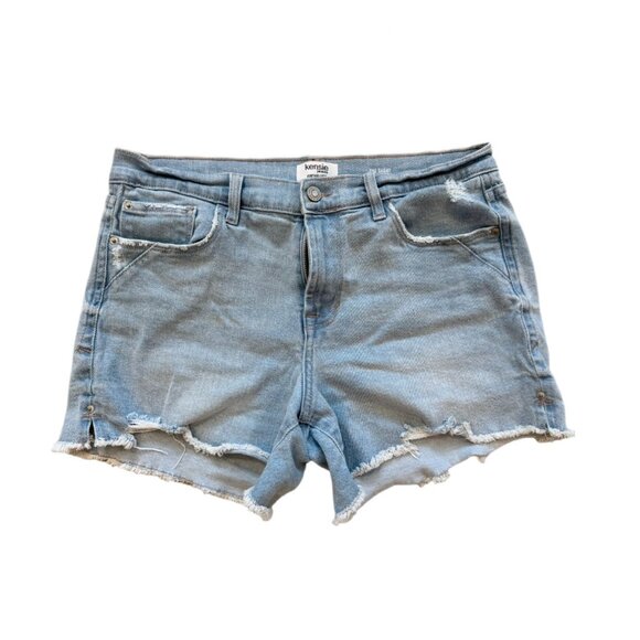 KENSIE Light Blue Denim Shorts - Picture 1 of 9